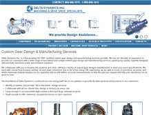 Tablet Screenshot of deltadynamics.com